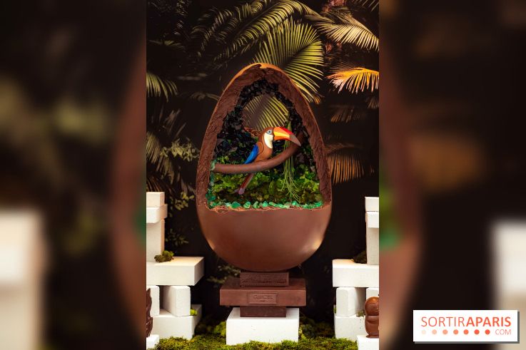 Pâques chez Cluizel Paris 2026, le Toucan et les plantations Mokaya à l'honneur - photos
