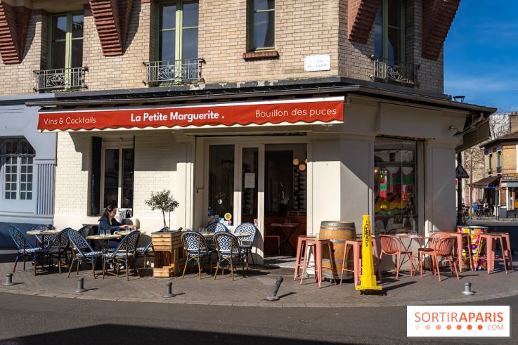 La Petite Marguerite, bouillon des puces de Saint-Ouen 93 - photos - terrasse