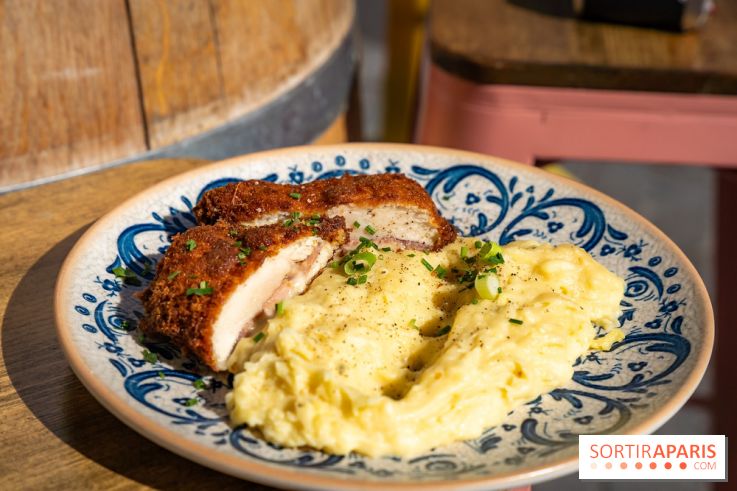 La Petite Marguerite, bouillon des puces de Saint-Ouen 93 - photos - cordon bleu purée maison