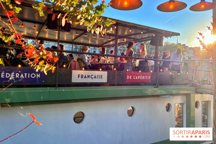 Une péniche-guinguette dédiée à l'apéro sur les quais de Seine