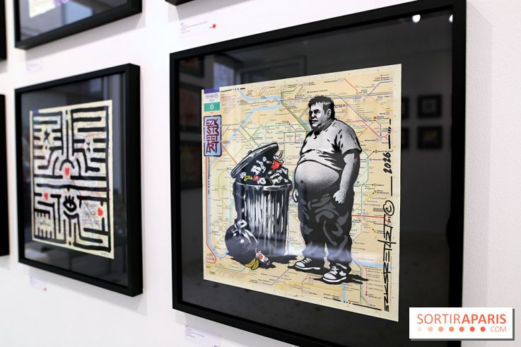 BON PLAN, l'expo de street art autour du plan de métro à Paris - nos photos