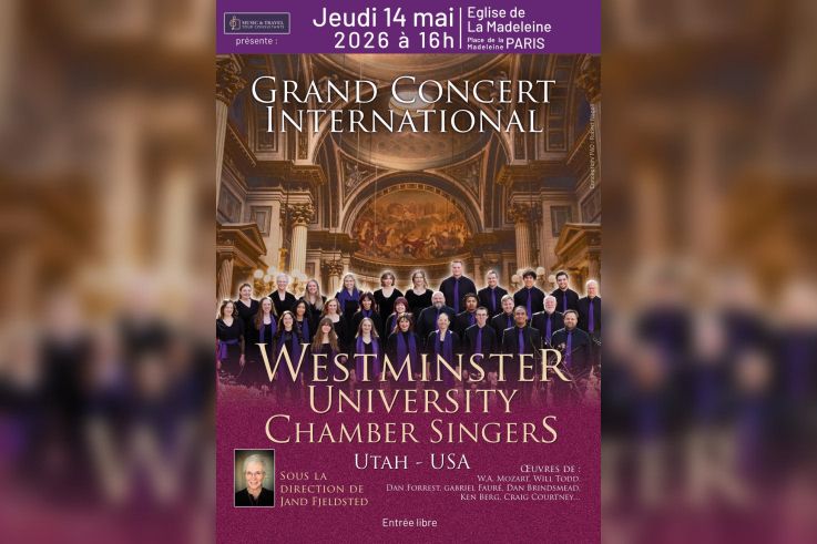 Un chœur de chambre américain en concert exceptionnel à La Madeleine