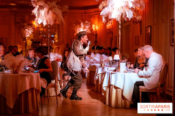 Soirée Gatsby au Ritz Paris, le dîner - spectacle exceptionnel - photos