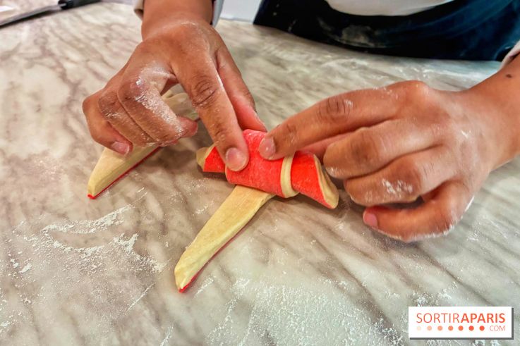 Atelier croissant bicolore
