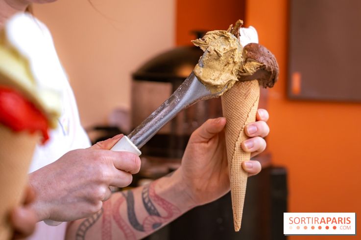 LaCrèma gelato, glacier artisanal près du Jardin du Luxembourg et du Panthéon - photos - A7C03471