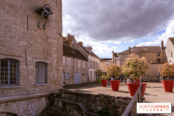 La terrasse du Moulin de Nemours, la guinguette estivale en bord de Loing 77 - A7C04885