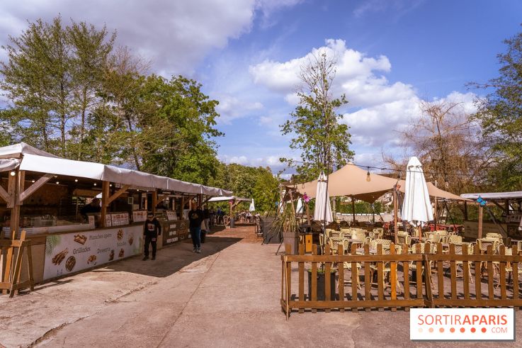 La terrasse du Moulin de Nemours, la guinguette estivale en bord de Loing 77 - A7C04887