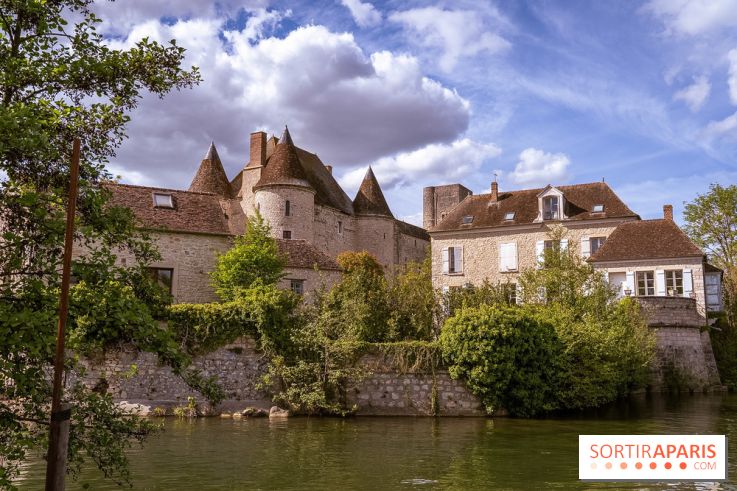 La terrasse du Moulin de Nemours, la guinguette estivale en bord de Loing 77 - A7C04897