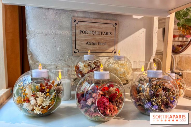 Atelier bougeoir fleurs séchées