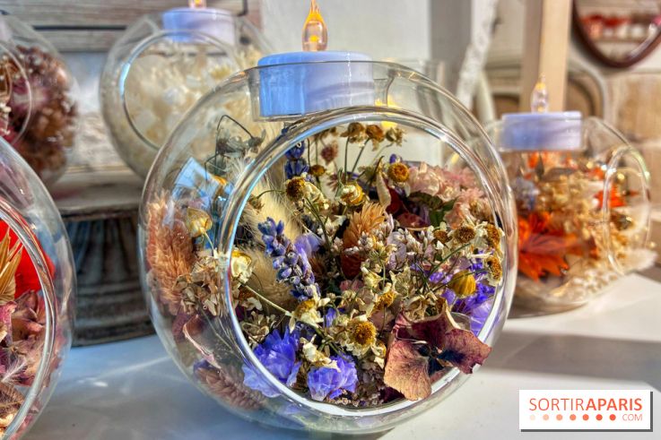 Atelier bougeoir fleurs séchées