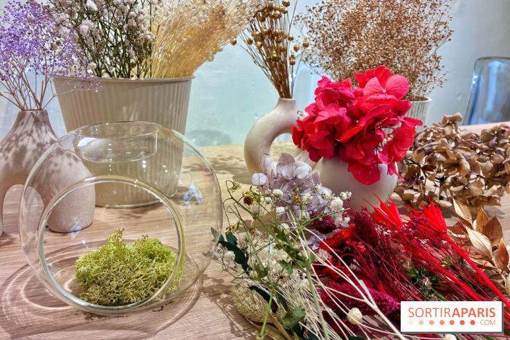 Atelier bougeoir fleurs séchées