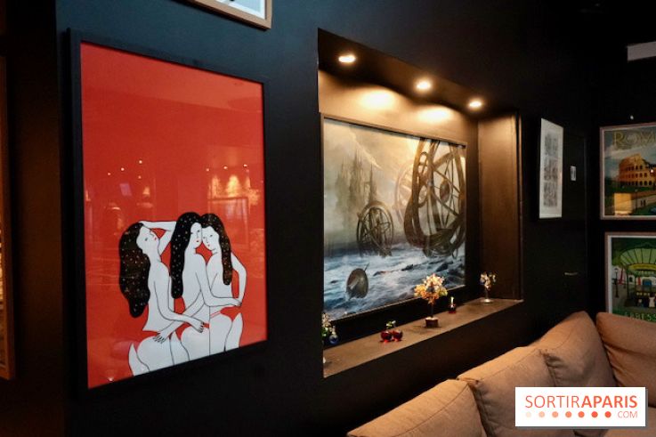 Sparkling VR - œuvres et salon du loft