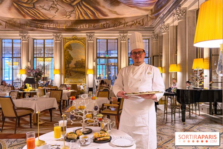 Tea Time de Cedric Grolet au Meurice : pâtisseries trompe l'œil et salé revisité