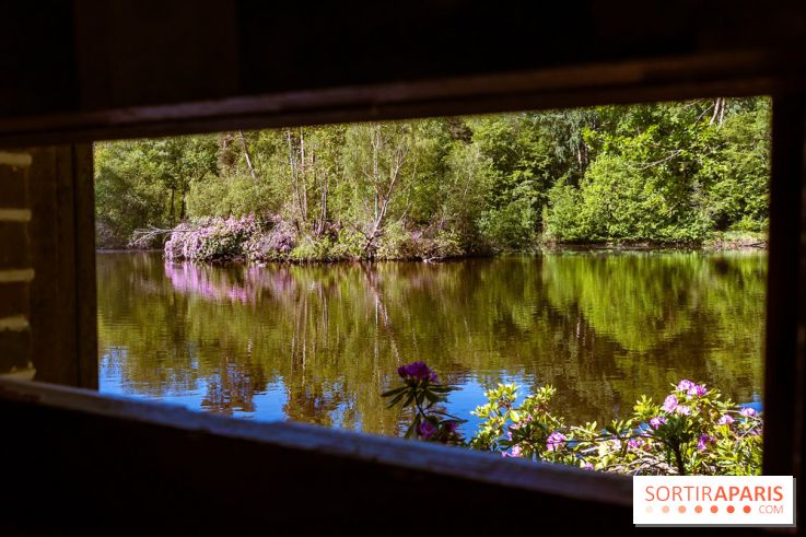 La réserve Naturelle des Etangs de Bonnelles, son pont kiosque, temple de l'amour et ses trésors