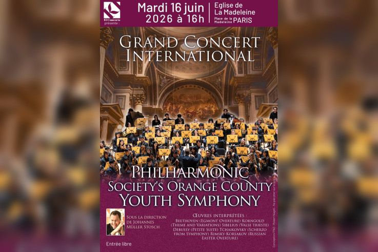 50 jeunes musiciens américains en concert à La Madeleine