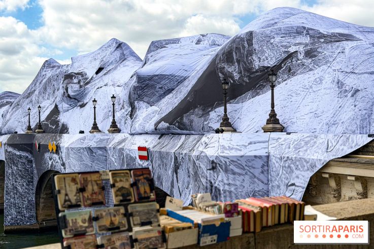 La Caverne du Pont Neuf : le montage de l’installation géante de JR démarre à Paris