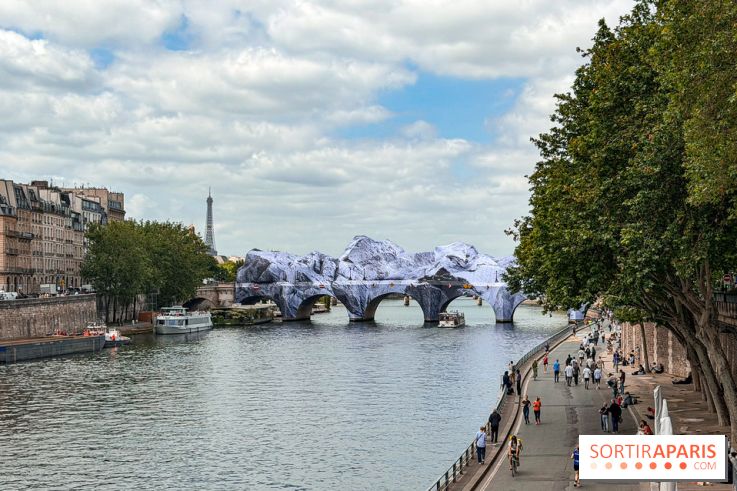 La Caverne du Pont Neuf : le montage de l’installation géante de JR démarre à Paris