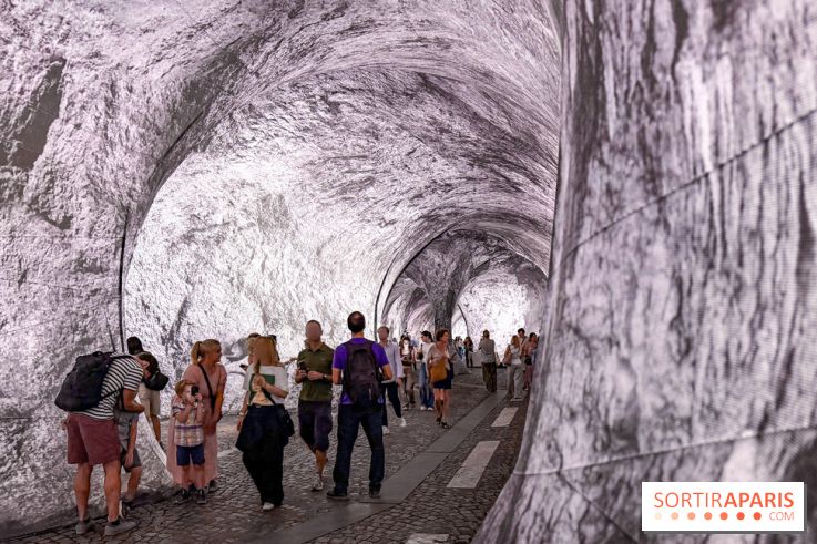 La Caverne du Pont Neuf : le montage de l’installation géante de JR démarre à Paris - Facetune 16 06 2026 03 07 24
