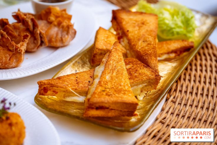 La terrasse jardin du Sax Hotel avec piscine - grilled cheese