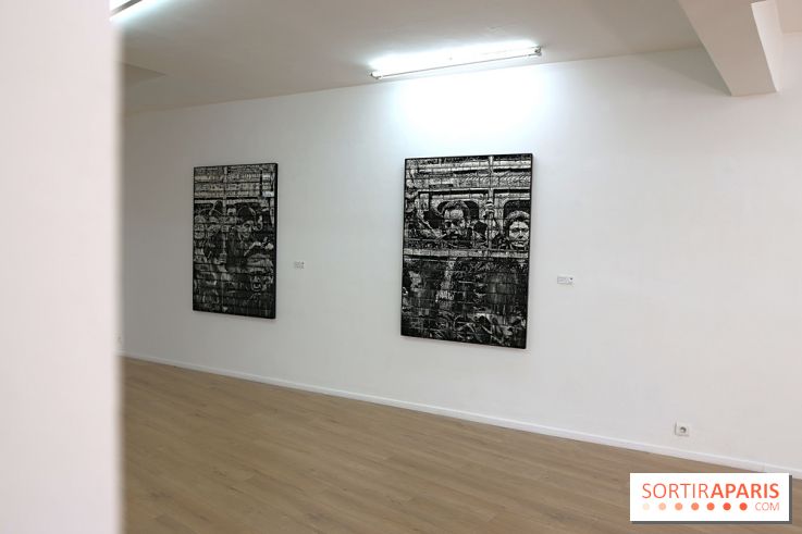 Vhils : nos photos de son exposition à la galerie Danysz à Paris - Seth Expo 8