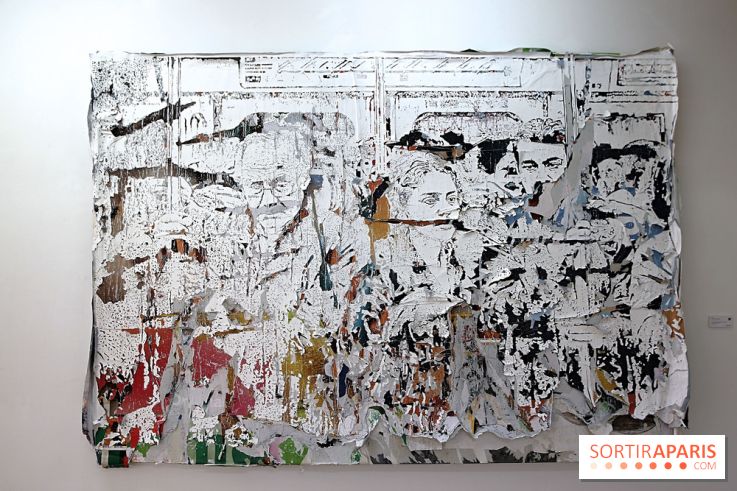 Vhils : nos photos de son exposition à la galerie Danysz à Paris - Seth Expo 11
