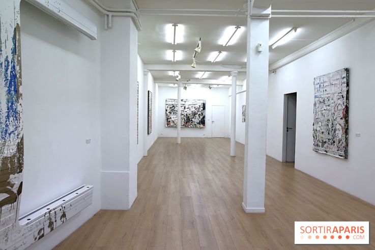 Vhils : nos photos de son exposition à la galerie Danysz à Paris - Seth Expo 18