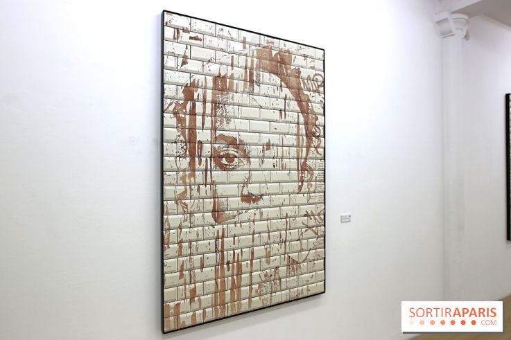 Vhils : nos photos de son exposition à la galerie Danysz à Paris - Seth Expo 19