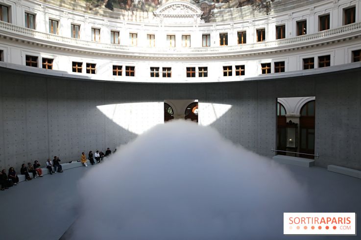 Fujiko Nakaya : nos photos de sa sculpture de brouillard à voir à la Bourse de Commerce
