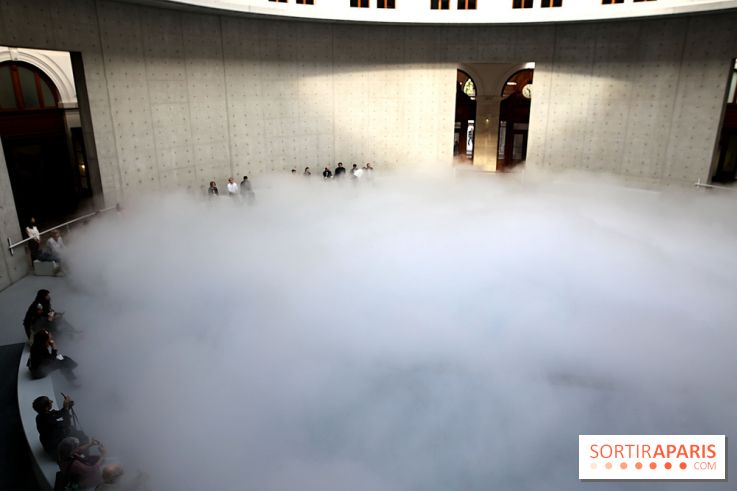 Fujiko Nakaya : nos photos de sa sculpture de brouillard à voir à la Bourse de Commerce
