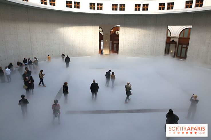 Fujiko Nakaya : nos photos de sa sculpture de brouillard à voir à la Bourse de Commerce