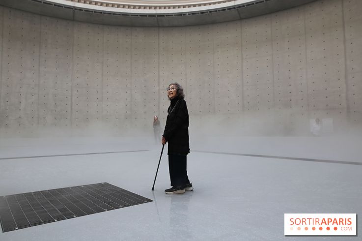 Fujiko Nakaya : nos photos de sa sculpture de brouillard à voir à la Bourse de Commerce