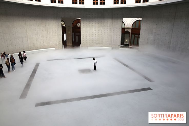 Fujiko Nakaya : nos photos de sa sculpture de brouillard à voir à la Bourse de Commerce