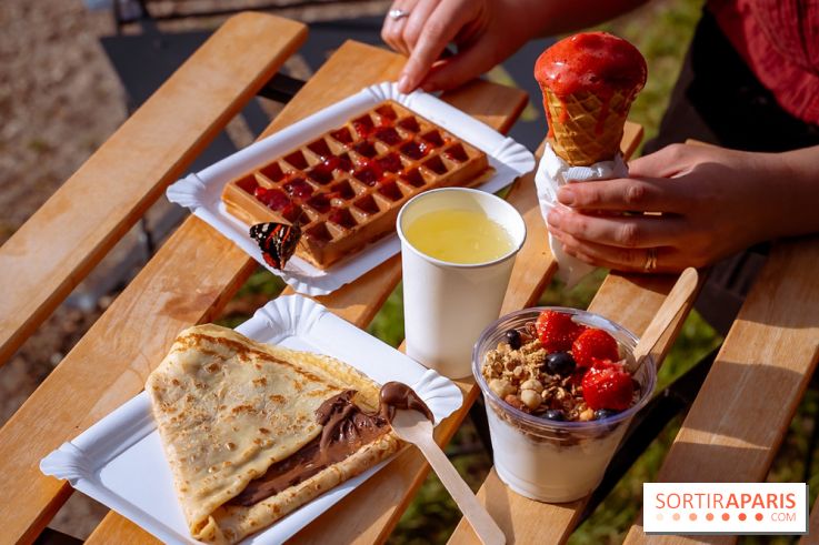 Guinguette du dispensaire et Foodtruck des Écuries au parc du Dispensaire de Sartrouville dans les Yvelines - photos