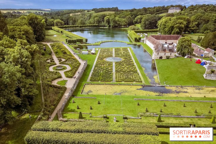 Le Domaine de Villarceaux et ses deux châteaux - photos - DJI 0031 D