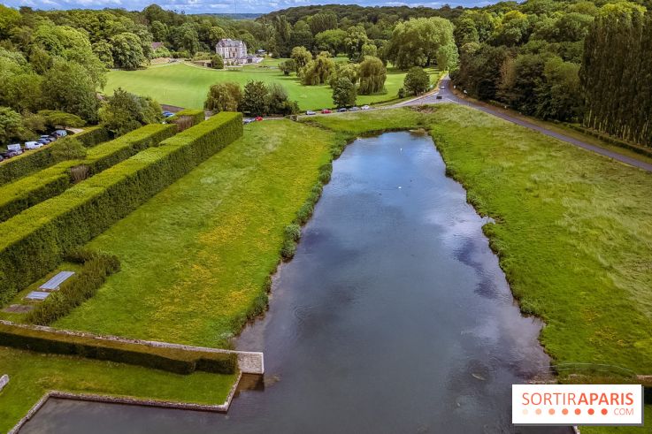 Le Domaine de Villarceaux et ses deux châteaux - photos - DJI 0035 D