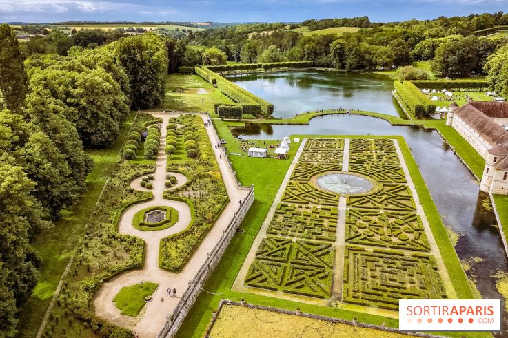 Le Domaine de Villarceaux et ses deux châteaux - photos - DJI 0032 D