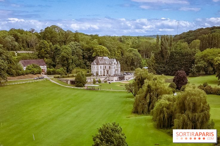 Le Domaine de Villarceaux et ses deux châteaux - photos - DJI 0036 D