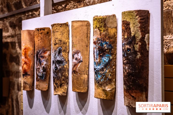 Exposition street art Sax à l’église de la Madeleine - les photos  - bois