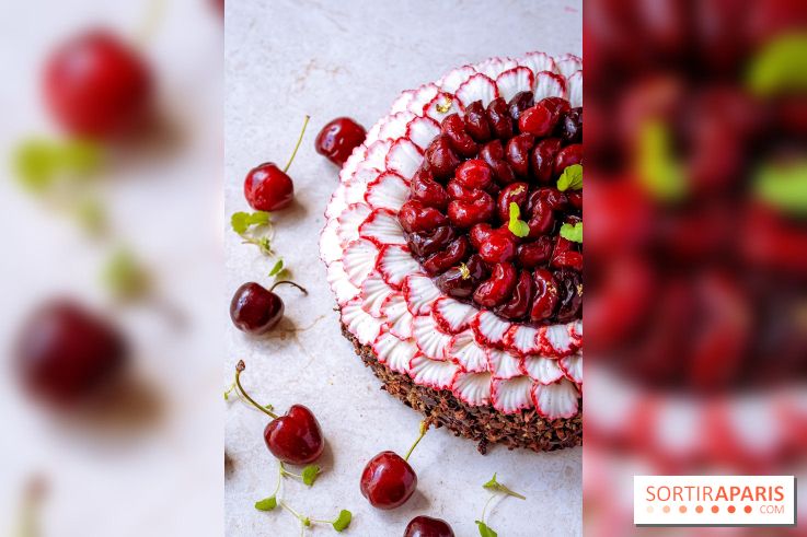 Les pâtisseries de Nour Kandler, la collection estivale en photos - cerise chocolat