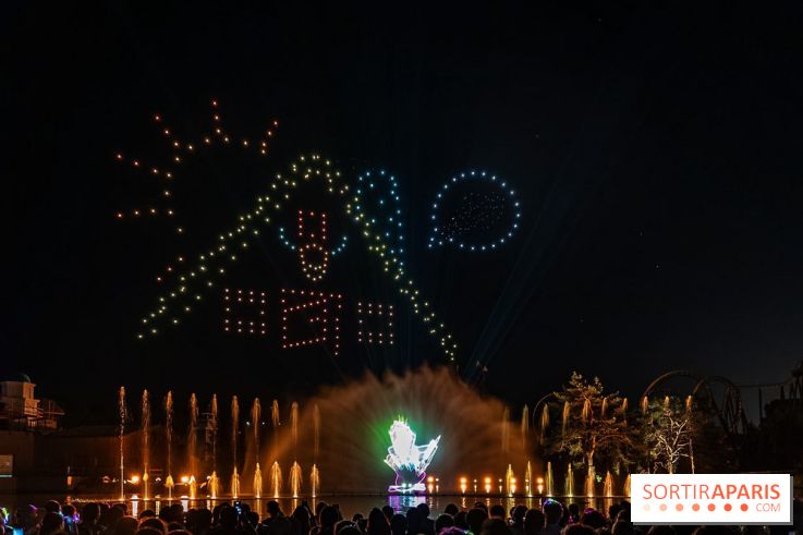 Parc Astérix : spectacle de drones, jets d'eau et feux d'artifice et nouveautés 2026, les photos