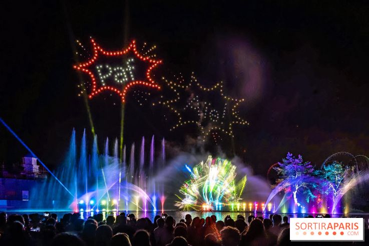 Parc Astérix : spectacle de drones, jets d'eau et feux d'artifice et nouveautés 2026, les photos