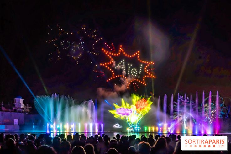 Parc Astérix : spectacle de drones, jets d'eau et feux d'artifice et nouveautés 2026, les photos - aïe