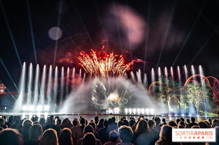 Parc Astérix : spectacle de drones, jets d'eau et feux d'artifice et nouveautés 2026, les photos