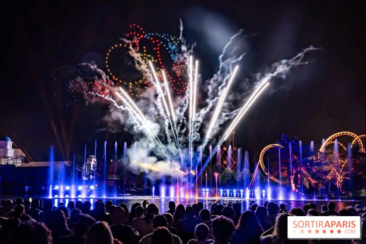 Parc Astérix : spectacle de drones, jets d'eau et feux d'artifice et nouveautés 2026, les photos