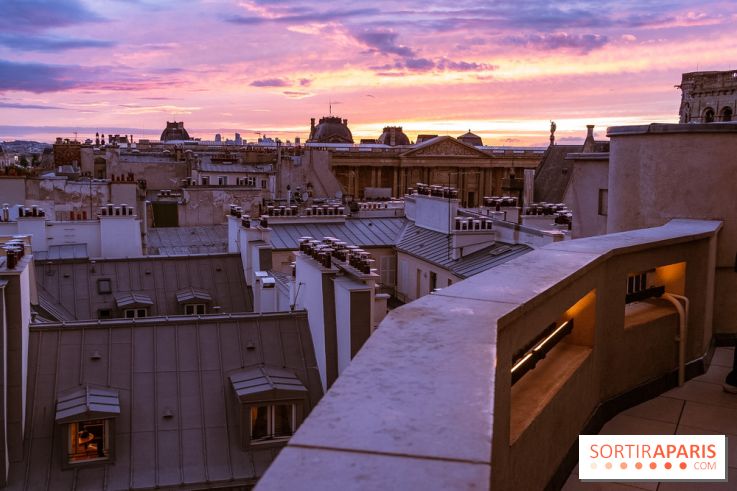 Le rooftop climatisé du Langosteria et sa terrasse à la vue sur Paris
