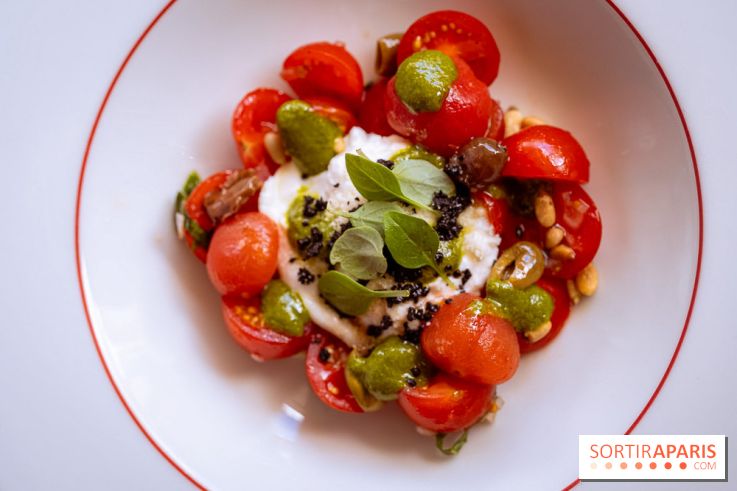 Chez Mimi, le Bistrot Pas Parisien de Colombes - photos - tomate burrata