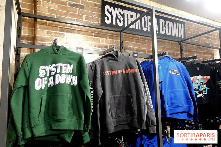 Pop-up store System of a Down à Paris - nos photos