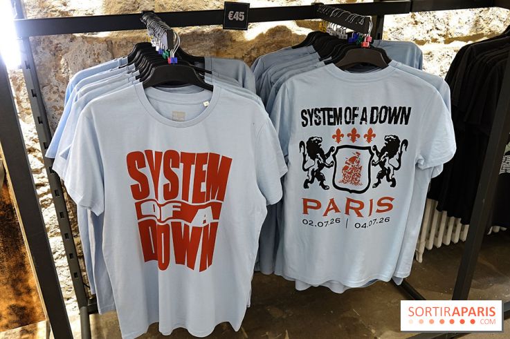 Pop-up store System of a Down à Paris - nos photos