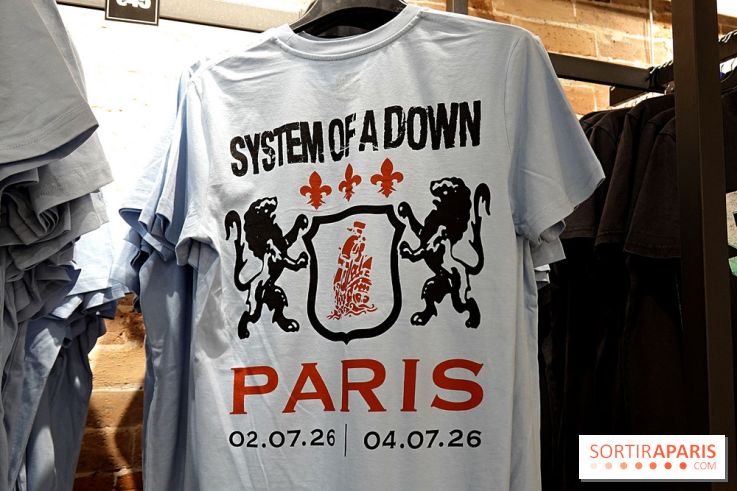 Pop-up store System of a Down à Paris - nos photos
