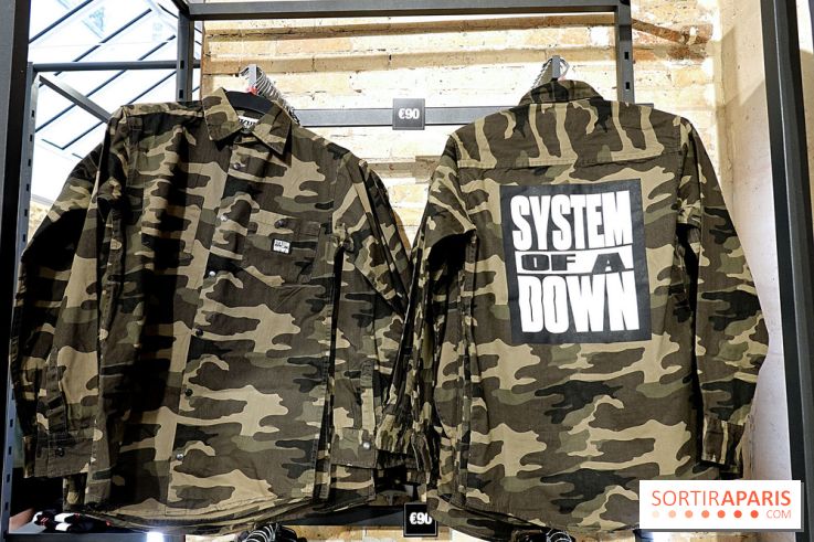 Pop-up store System of a Down à Paris - nos photos